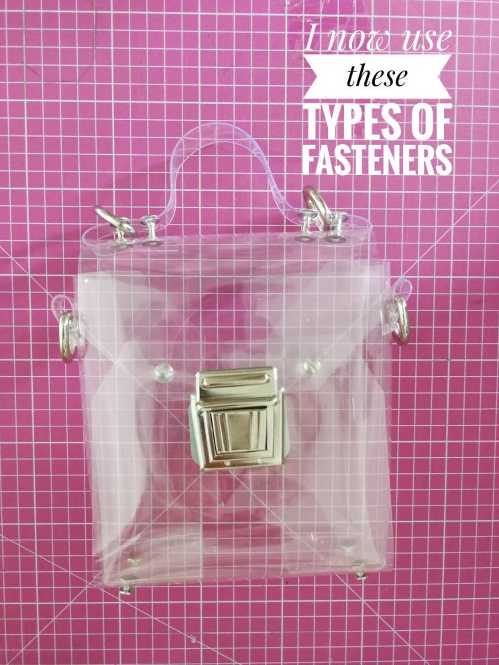 Small clear crossbody minimalist bag Clear See Through Etsy