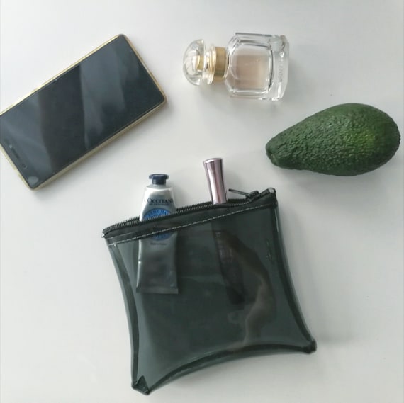 Bolsas y accesorios de maquillaje, Bolsas de maquillaje transparentes, con  cremallera y de viaje