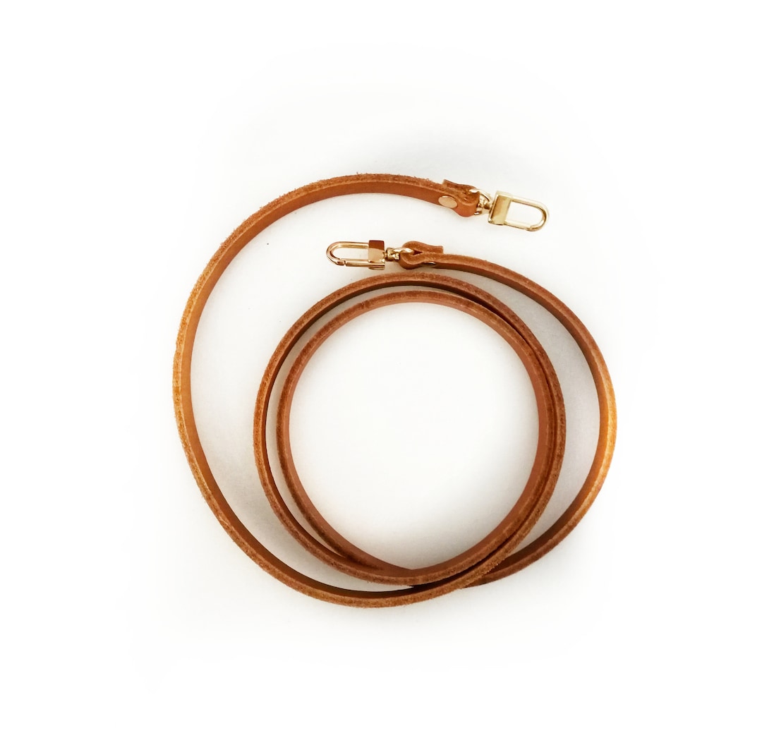 Removable Genuine Leather Strap, Handle to Your Bag, U Snap Hook Strap for LV for Speedy and