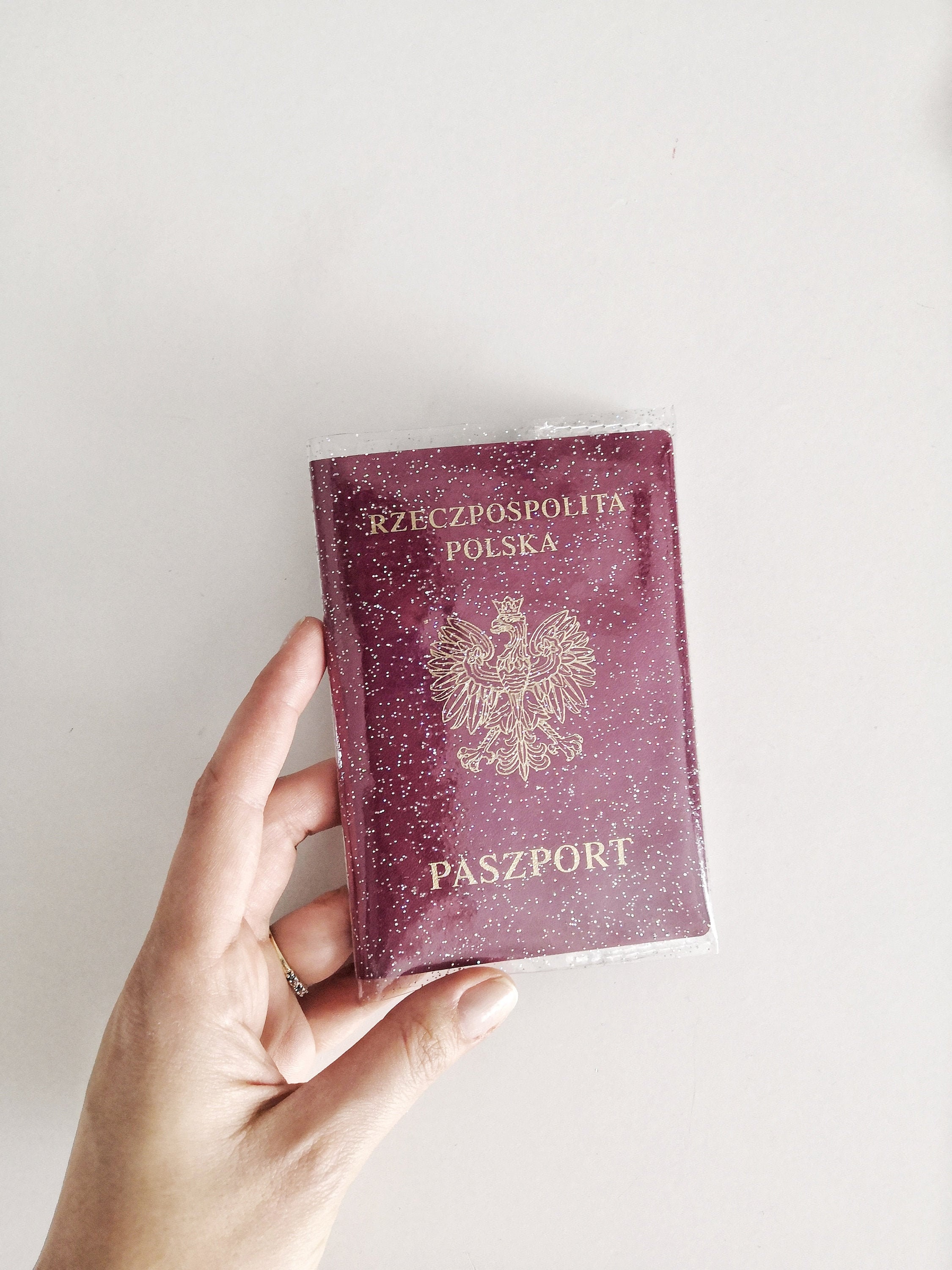 Clear Passport Cover Glitter Passport Holographic Glitter Etsy