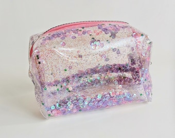 Glitter makeup pouch hotsell