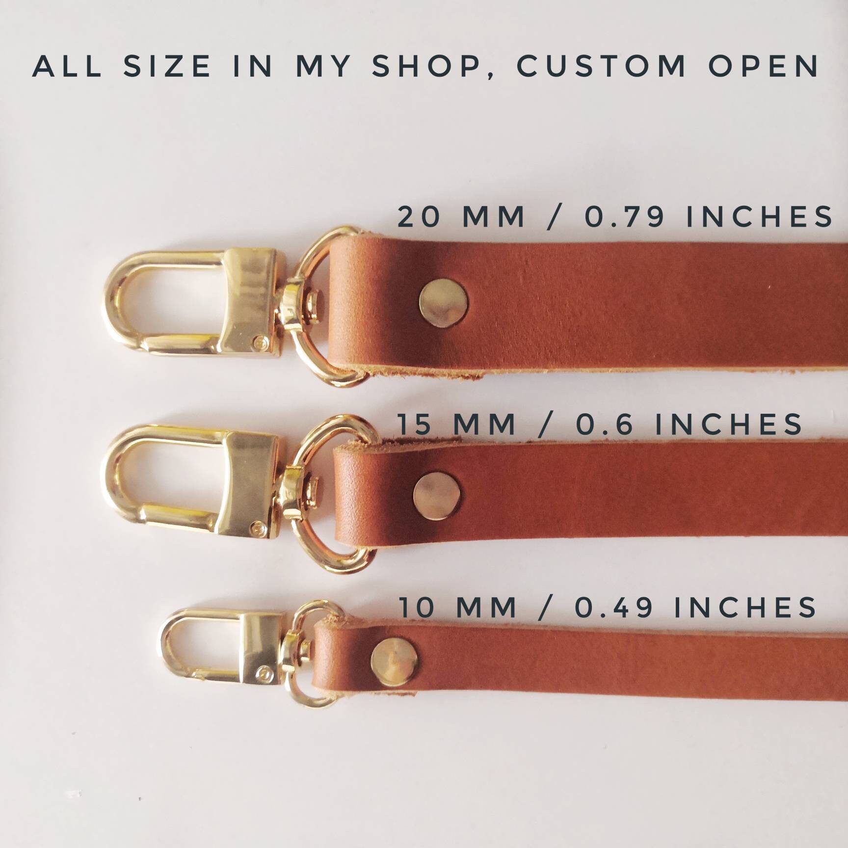 Removable Genuine Leather Strap Handle to Your Bag U Snap Etsy