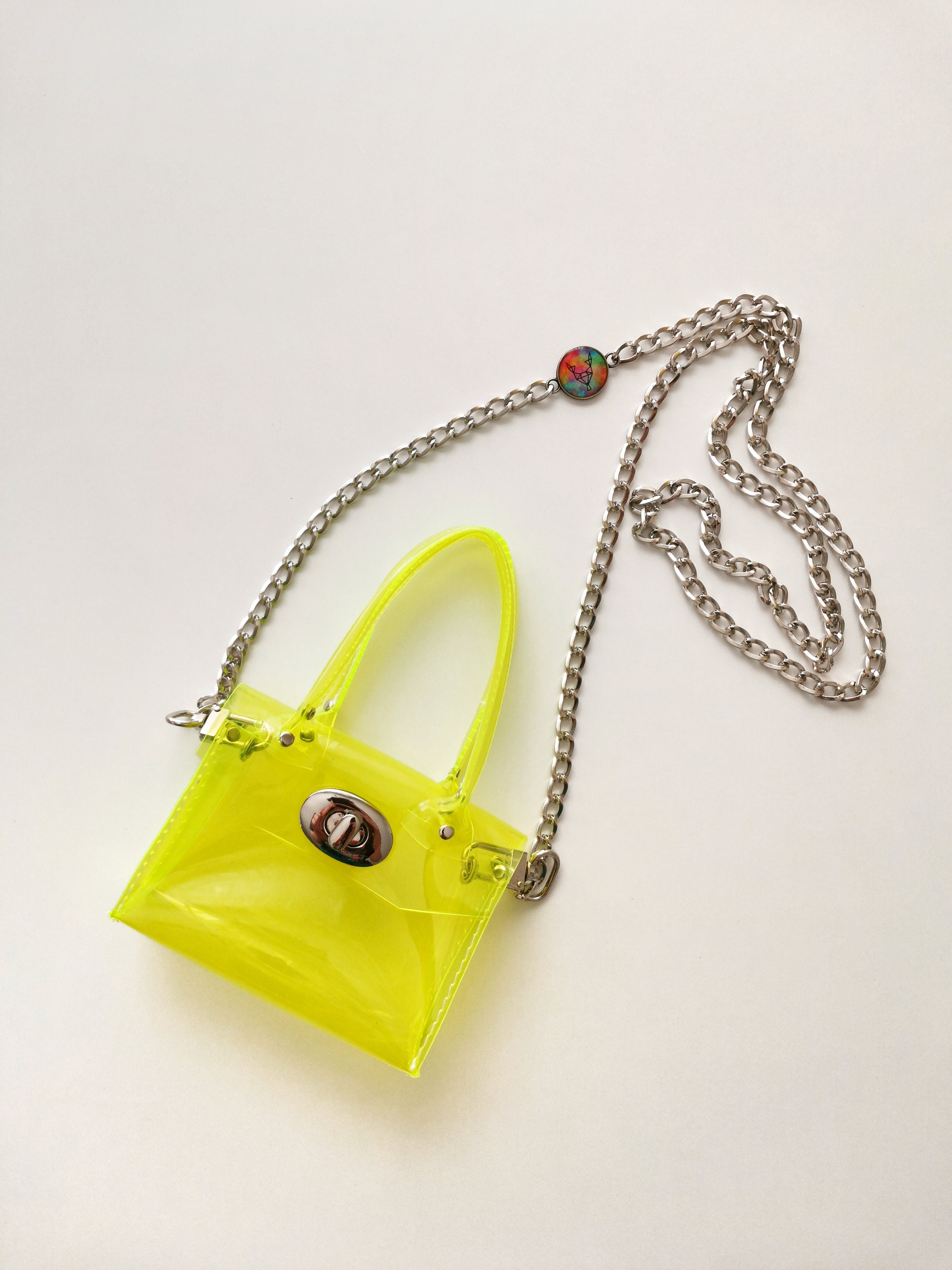 Neon yellow mini bag hot sale