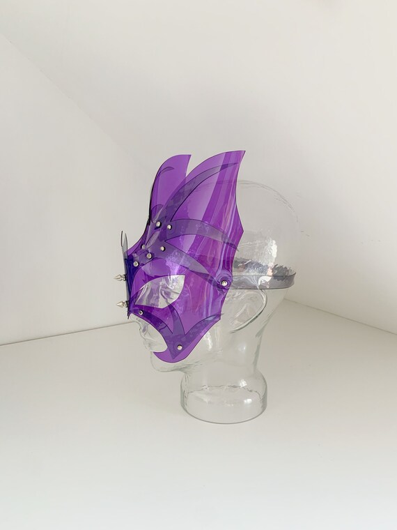 Vamp Mask Vampire Woman Halloween Costume Dark Party Vinyl Etsy