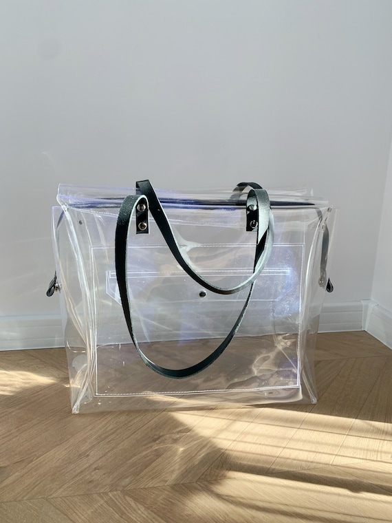 Lot - Large Louis Vuitton Plastic Tote w/ Dust Bag