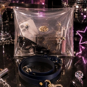 Clear Stadium Bag Transparent Crossbody Bag Stadium Approved Concert Bag Clear Purse Security Bag Festival Bag Sports Arena Handbag