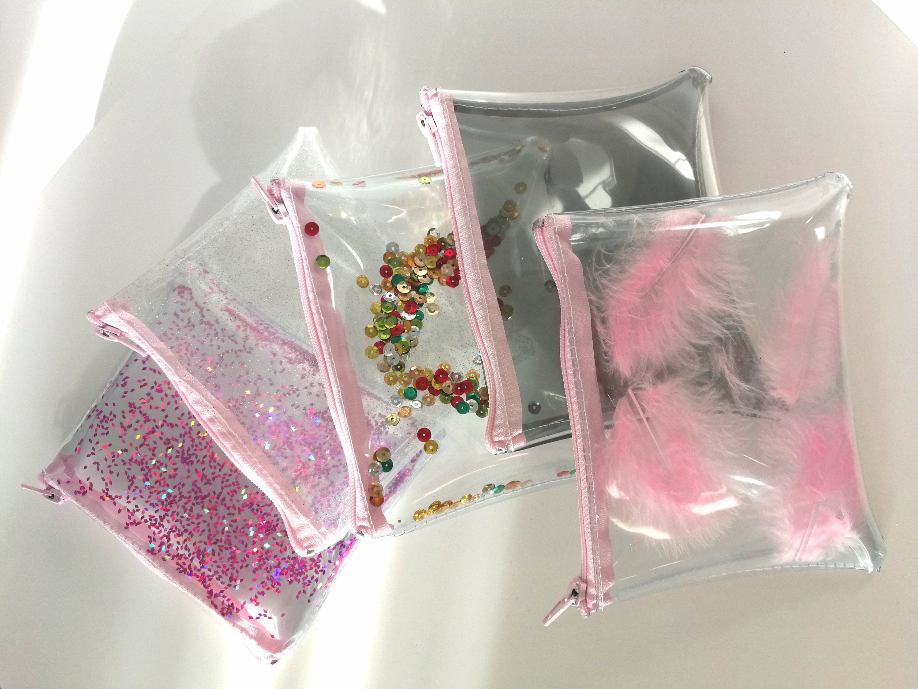 Vinyl clear makeup bag classic plastic cosmetic bag travel Etsy