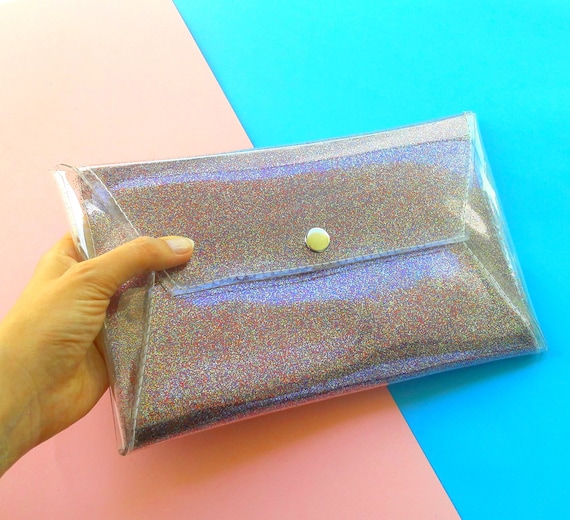 Glitter Rainbow Bag Sparkle Purse Multicoloured Glitter - Etsy