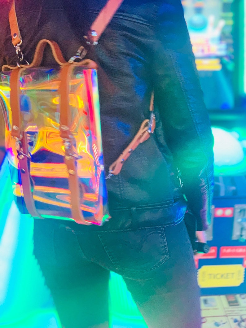 Holographic Abstract Backpack