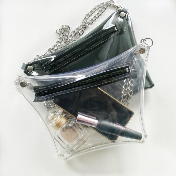 Clear hip bag best sale