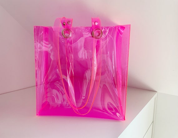 Hot Pink Jelly Purse Barbiecore Pink Obsessed Bag Everyday 