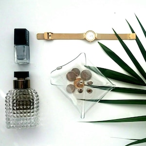 Mini clear clutch, Clear Coin Wallet, transparent Coin Purse, Vegan Coin Tray, Clear Clam Purse, Plastic Coin Wallet, clear purse wallet pvc