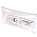 Clear pencil-case transparent Iphone case Clutch for spectacless phone case money clear make up school case wallet Pouches Coin Purses vinyl