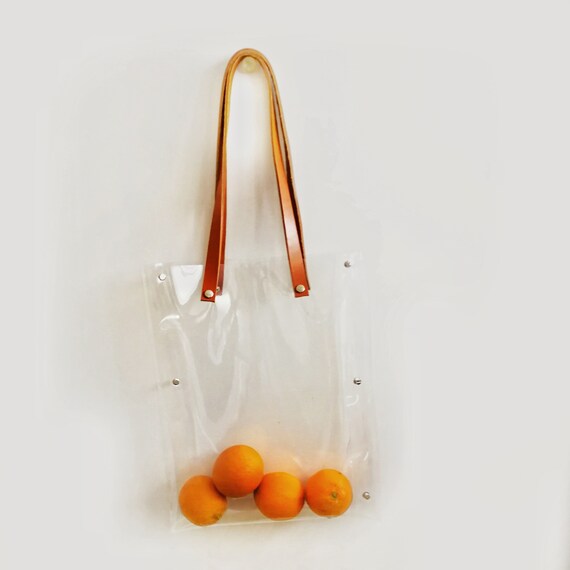 Tote bag plastique transparent cheap