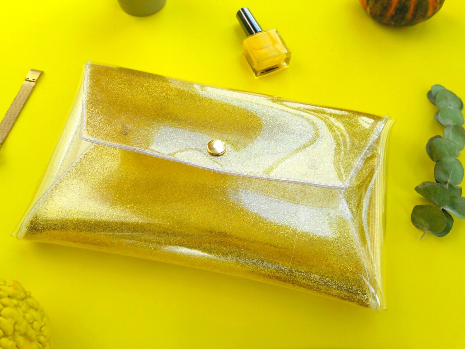 Gold Clutch Glitter Handbag Sparkle Purse Glitter Envelope Bag Etsy