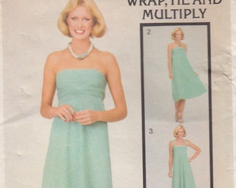 Uncut Butterick 5368 Wrap Dress Sewing Pattern - Womens Clothing Sewing Pattern - Retro Sewing Pattern - Uncut Sewing Pattern
