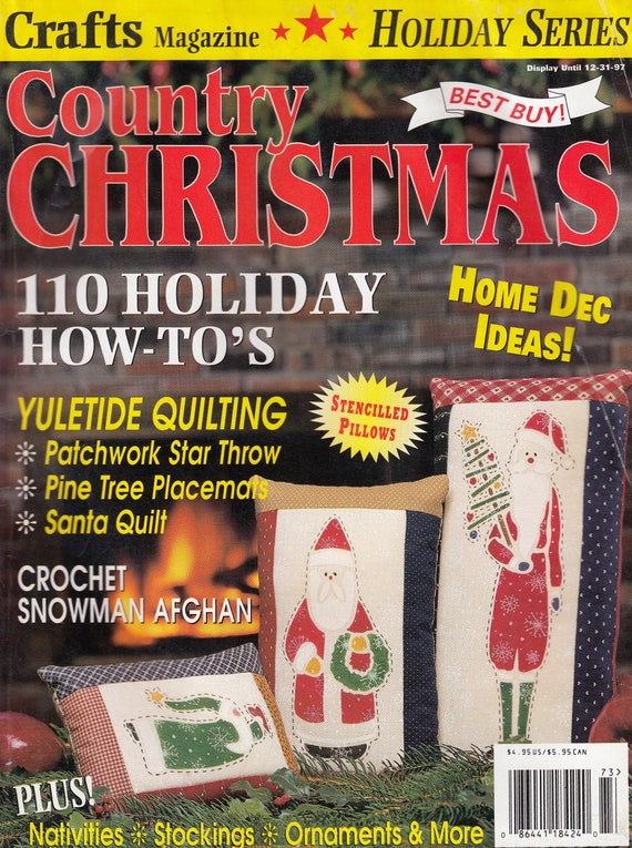 Download Crafts Magazine Country Christmas 1997 Holiday Series Etsy 3D SVG Files Ideas | SVG, Paper Crafts, SVG File