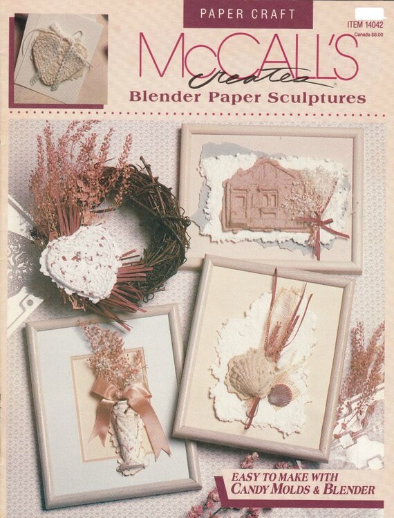 Mccalls Creates Blender Paper Sculptures Paper Craft Etsy