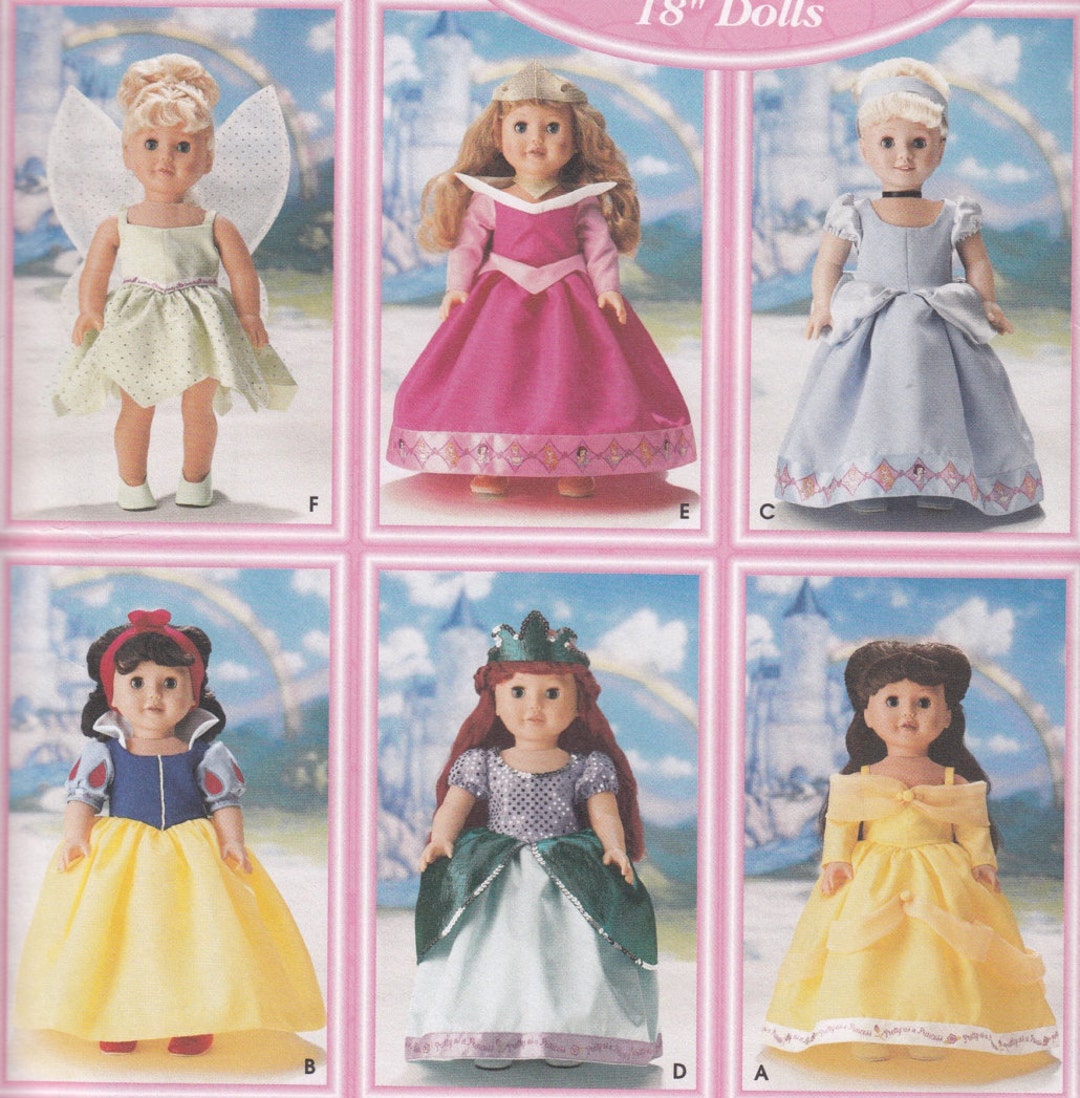 Uncut 18 Doll Clothes Sewing Pattern Simplicity 5705 18 Inch Doll ...