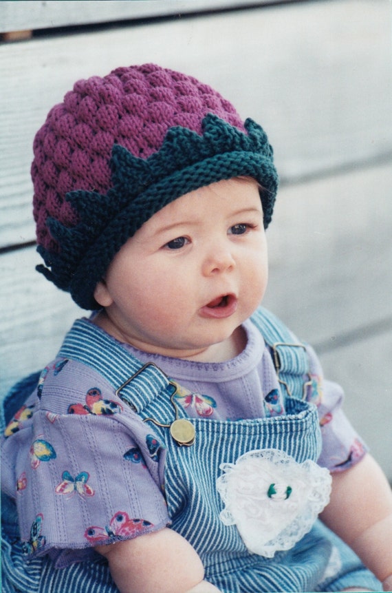 berry baby hat