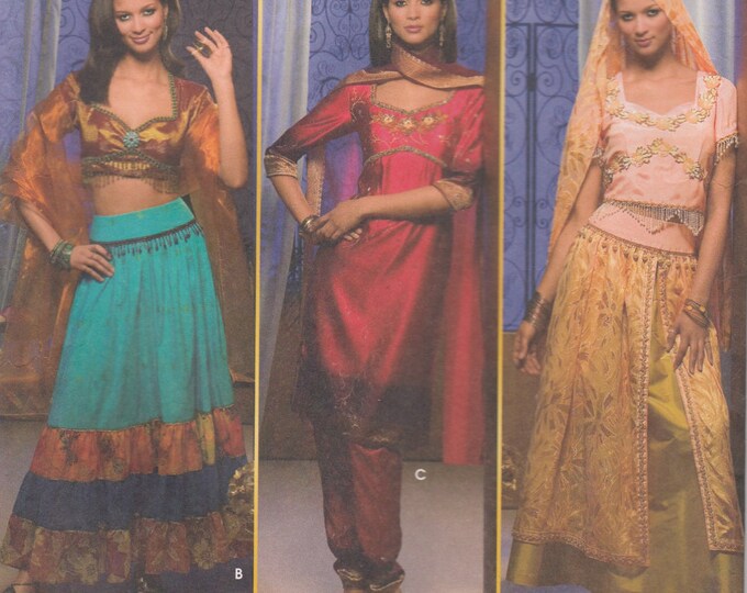 Simplicity Costumes 4249 Sewing Pattern Bollywood Sari Etsy