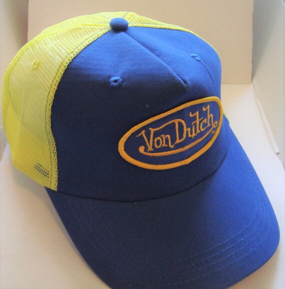 Vintage Von Dutch Mesh Trucker Biker 