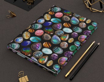 Gemstone Crystal Hardcover Journal Matte