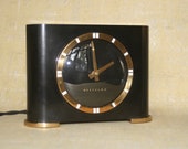 Westclox quot Ben Franklin 39 Art Deco Mantel Clock - vintage bakelite