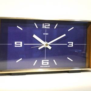 Vintage clock, Metamec, Mantel Clock, 1970s