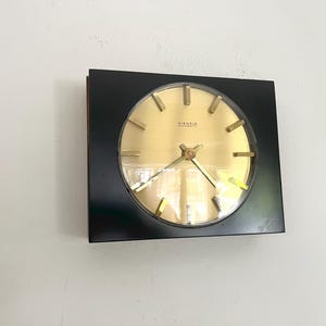 Relógio vintage, design Kienzle, década de 1970, relógio de parede - muito raro