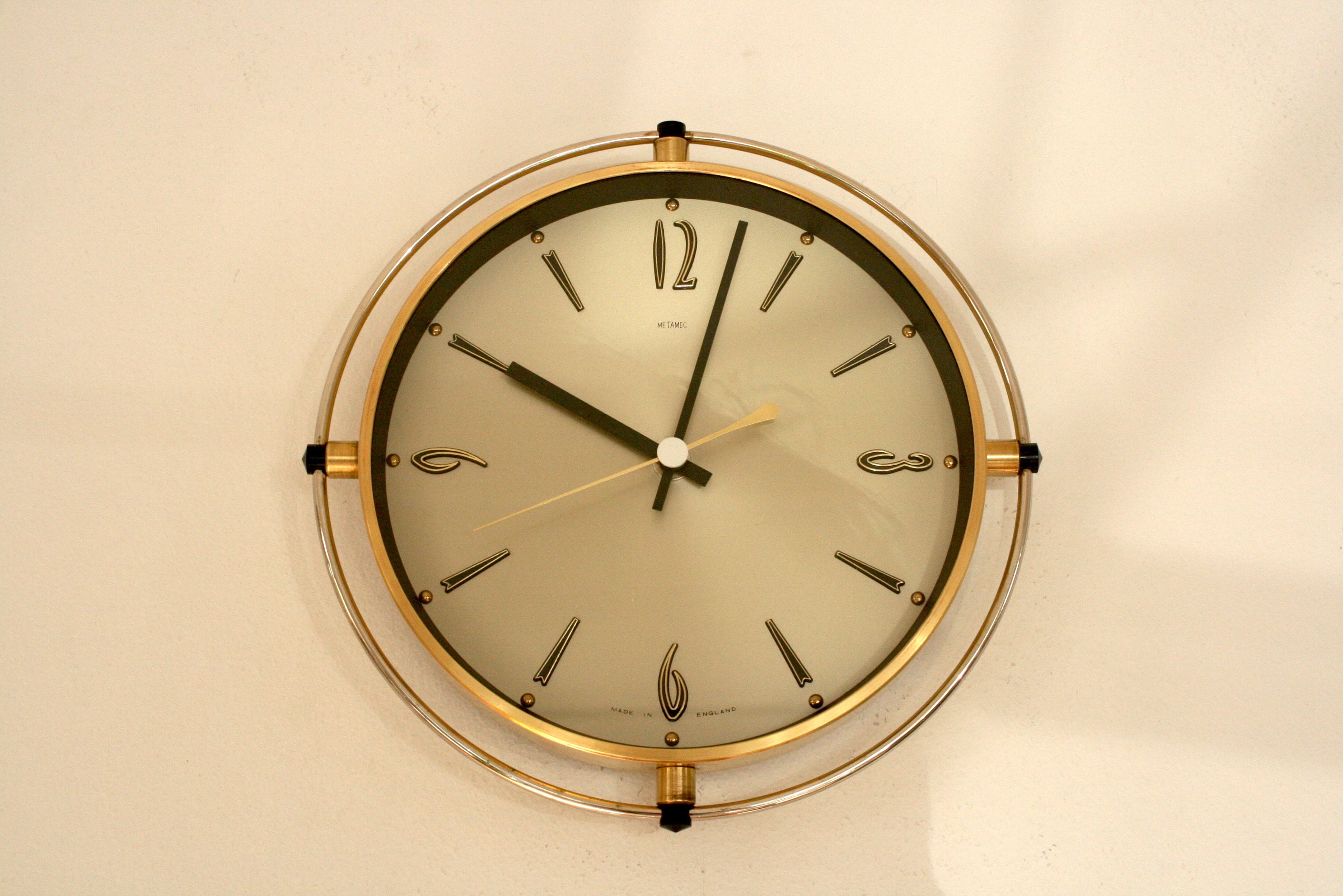 MEC ヴィンテージクロック ヴィンテージ メタメック ウォールクロック アトミック、1960年代