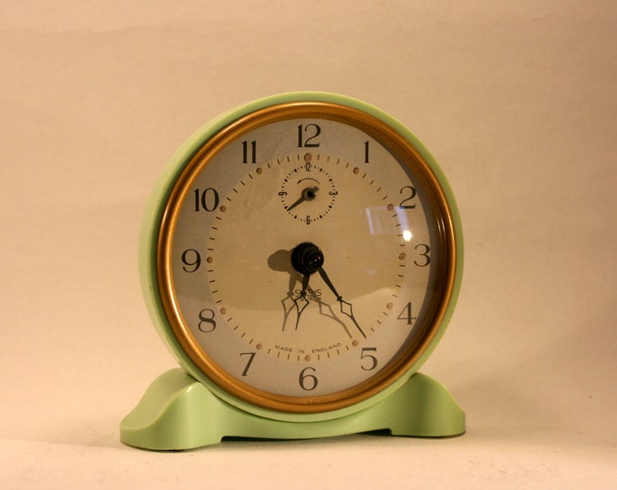 Vintage Clock, Smiths, Mantel Clock, Bakelite, 1950s, Sky Blue - Etsy