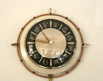 Vintage Clock, Braun 4780, ABK 20, Wall Clock, Stylish, 1980s