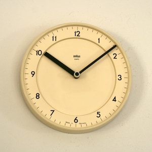 インテリア時計 BRAUN ABK20 type:4 780(Made in Germany) Vintage Braun 4780, ABK 20 Wall Clock, NOS, Unused and Boxed