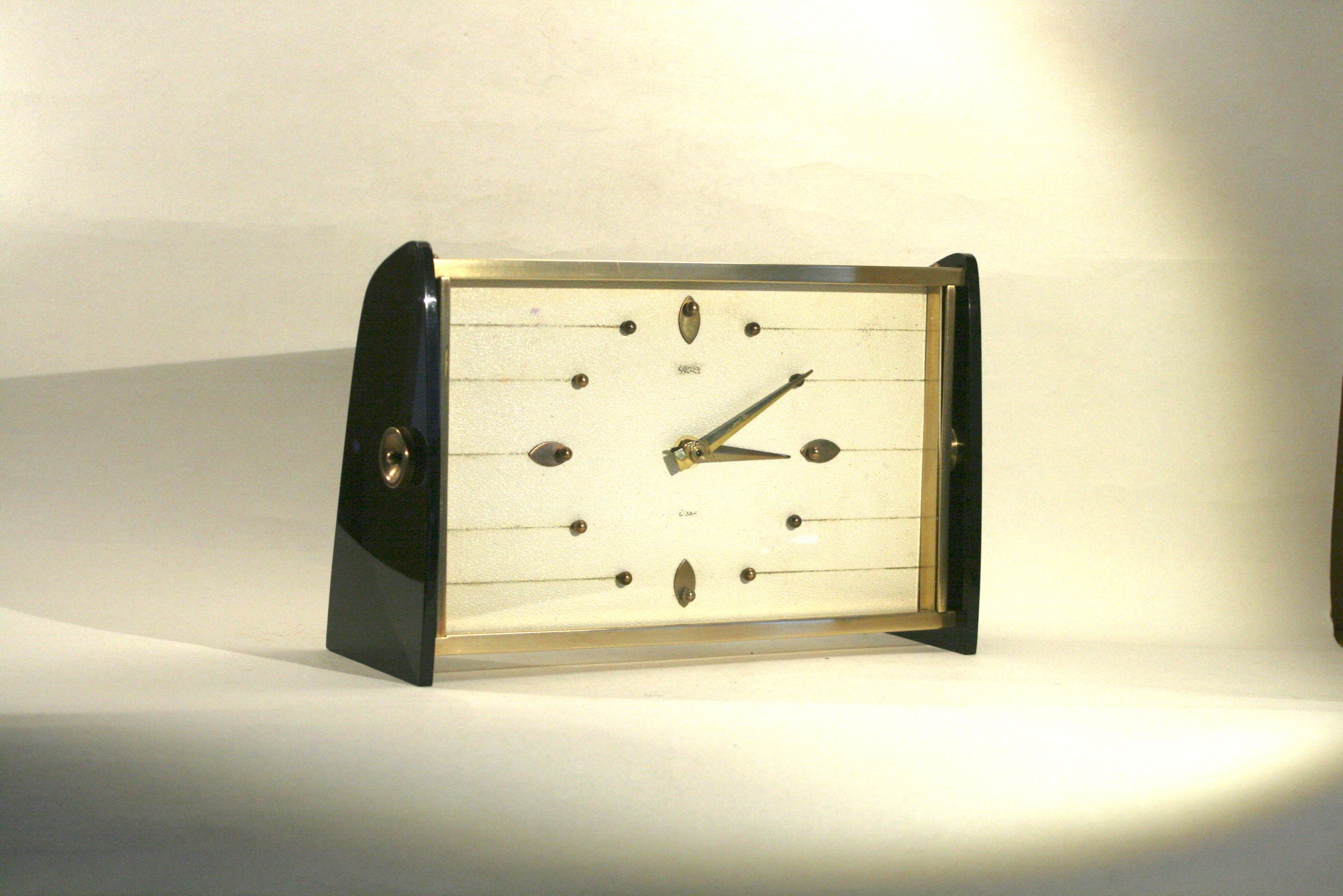 Smiths Brass Mantel Clock 1950s Vintage Rare Etsy