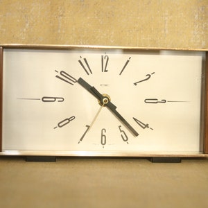Vintage Clock, Metamec Mantel,1970s