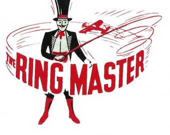 RINGMASTER DECALS x2 / Control line  flying/ Pilot /  Sticker