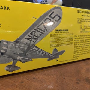 VINTAGE MONOCOUPE Kit/Free Flight/Rubber Band/Plane/Model/Fun Fly/Hand Launched/Balsa Kit/Plastic Propeller/Scale Monocoupe/SIG