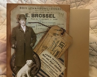 Man birthday card, note card