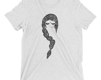 Desi Girl Bindi Nath Mandala Braid camiseta suave