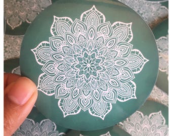 Marble Mandala Circle Sticker