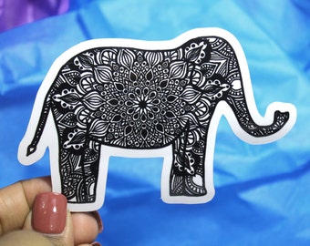 Elephant waterproof laptop sticker decal