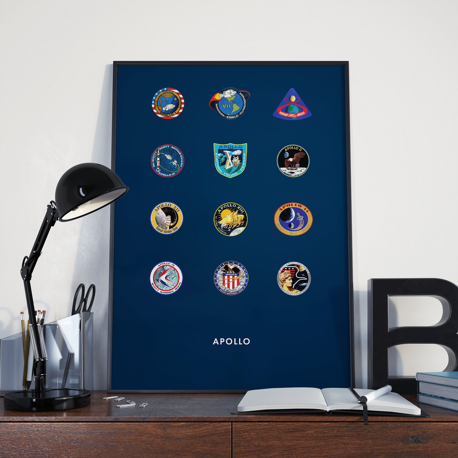Apollo Program Mission Patches - Minimalist Poster - NASA - Etsy