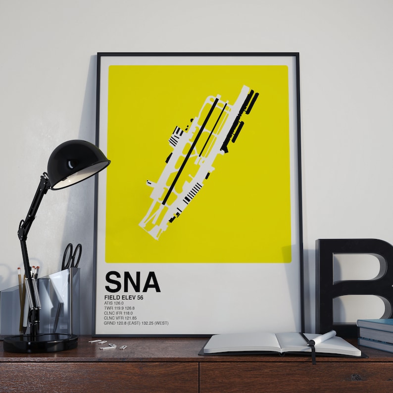 SNA John Wayne Airport Aviation Poster Series image 3