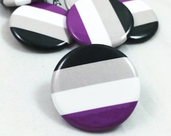 Asexual Pride Pinback Button | 1.25"
