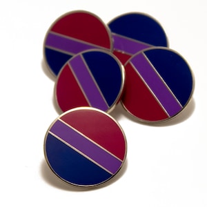 Bisexual Pride Enamel Pin | 1&quot;