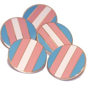 Trans Pride Enamel Pin | 1&quot;