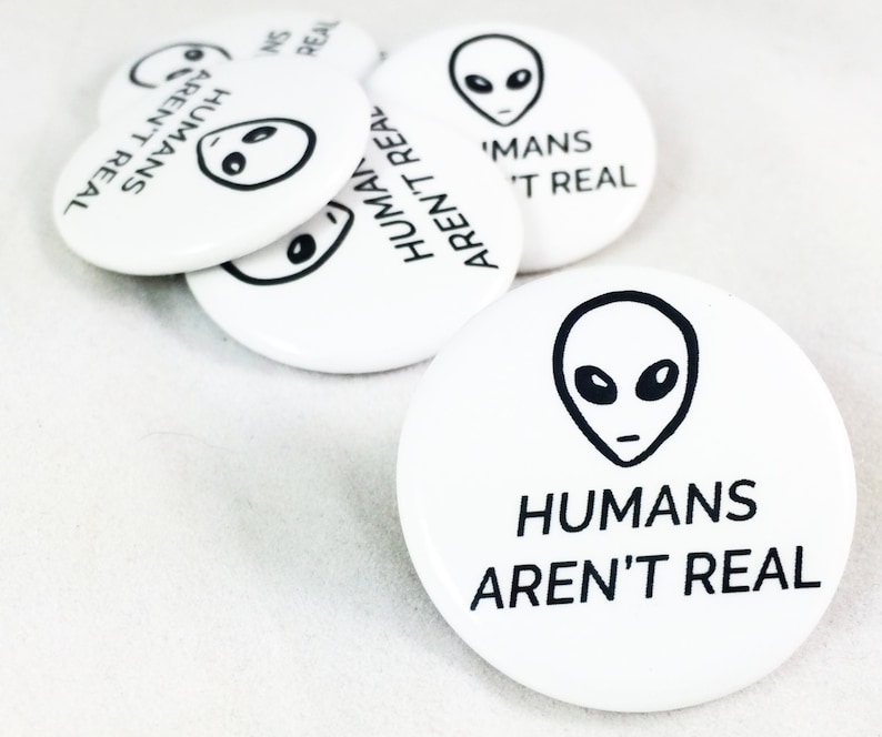 Alien Gift Pinback Button | 1.25" image 1