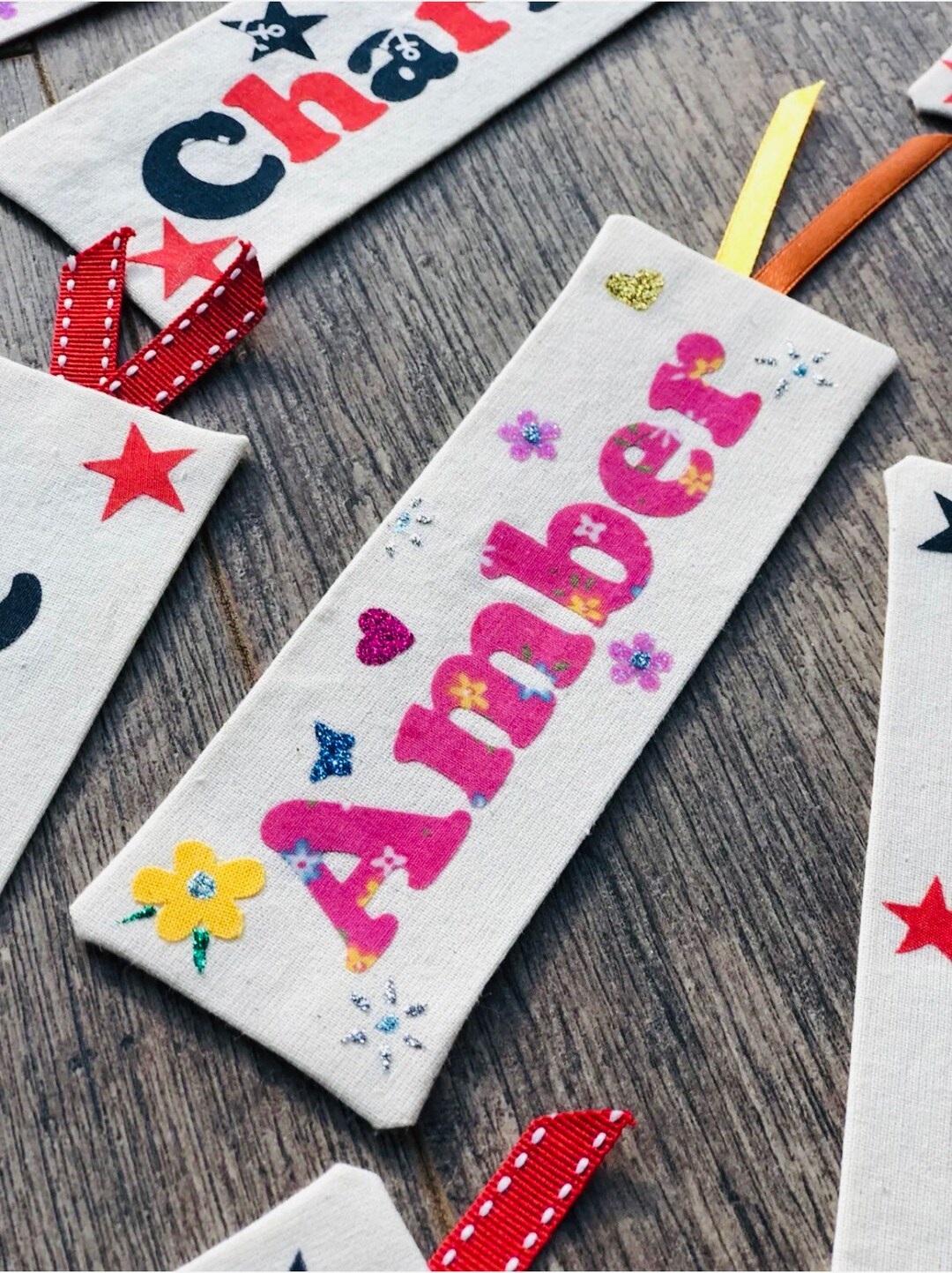 Handmade Fabric Bookmarks Quantity of 10 Ideal Gift for Etsy