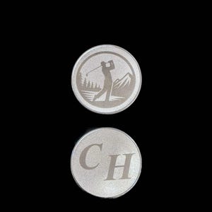 Ball marker custom or challenge coin